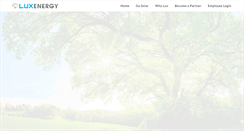 Desktop Screenshot of luxsolarenergy.com